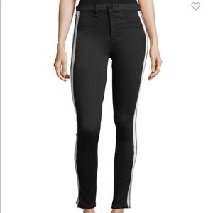 Rag & Bone Mito High-Rise Skinny Jeans with Tux Stripes Size 29